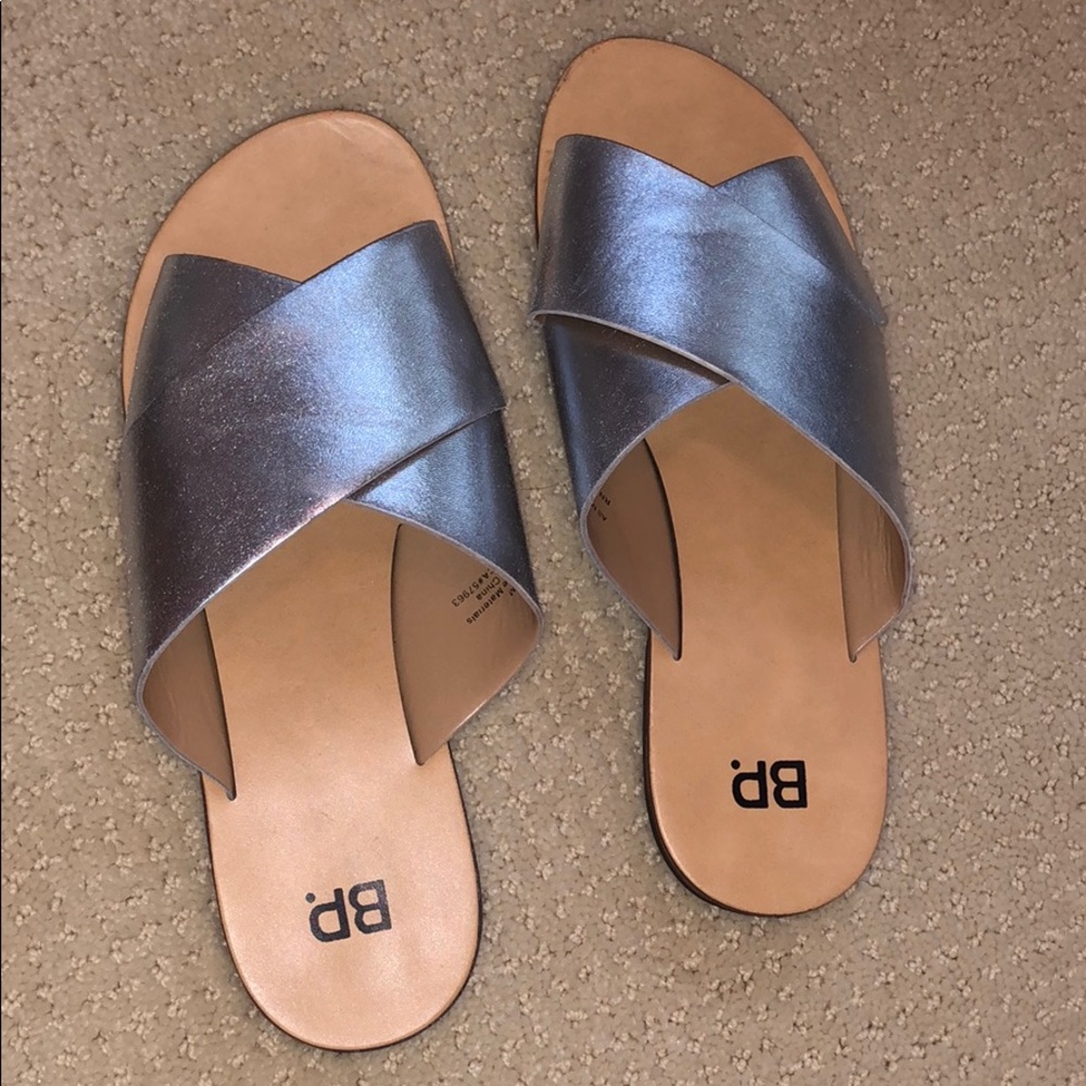 Nordstrom B.P. Silver sandals